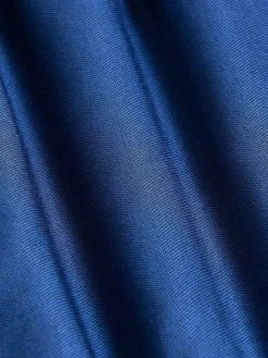 Flers Double Collar Navy Overhemd Lange Mouw