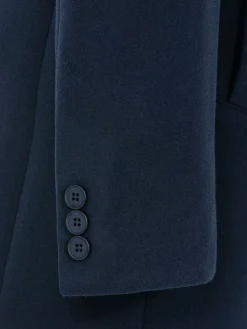 Franklin Widespread Notch Collar Dark Navy Manteljassen