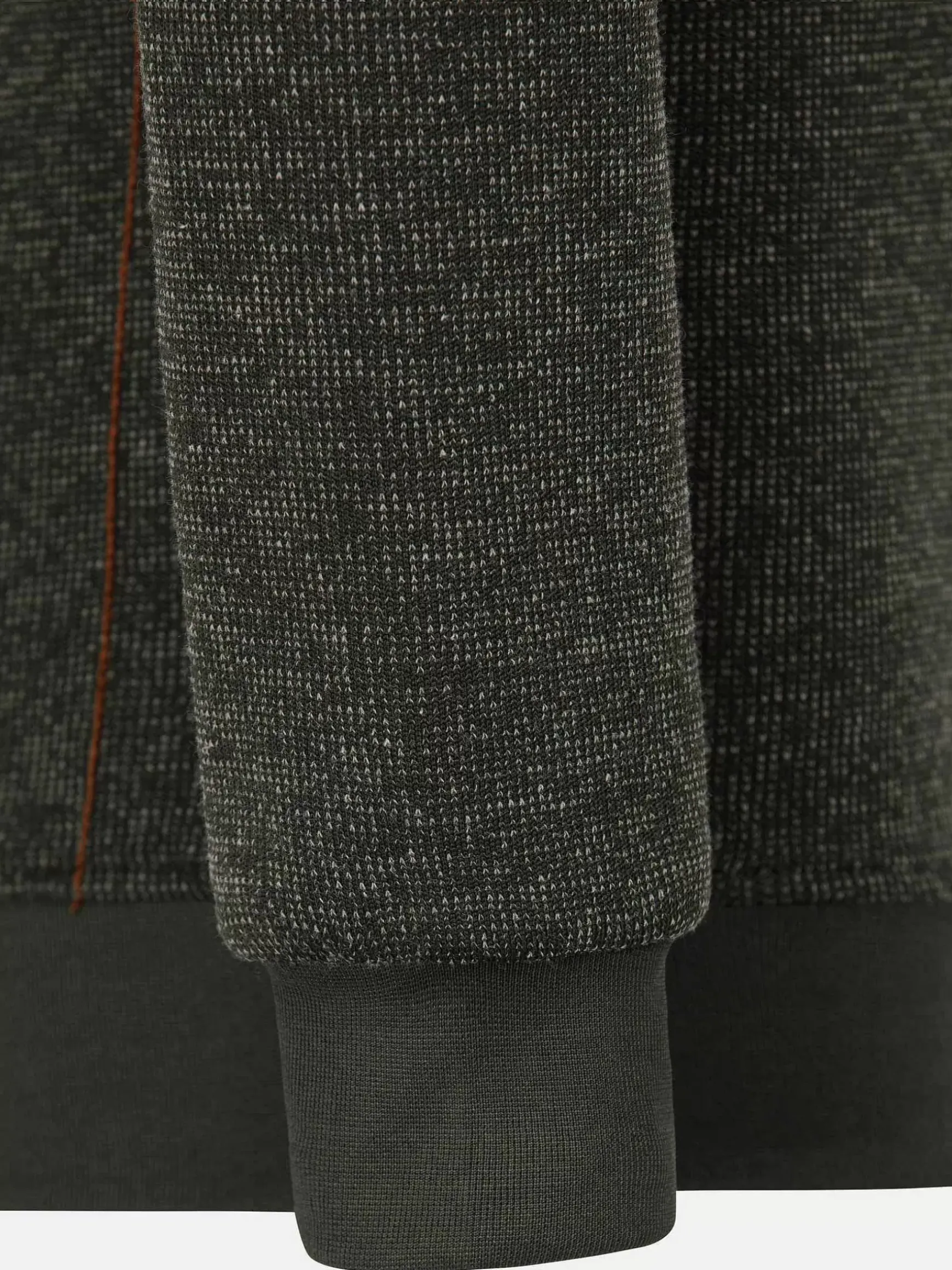 Galahad Mock Neck Khaki Sweater