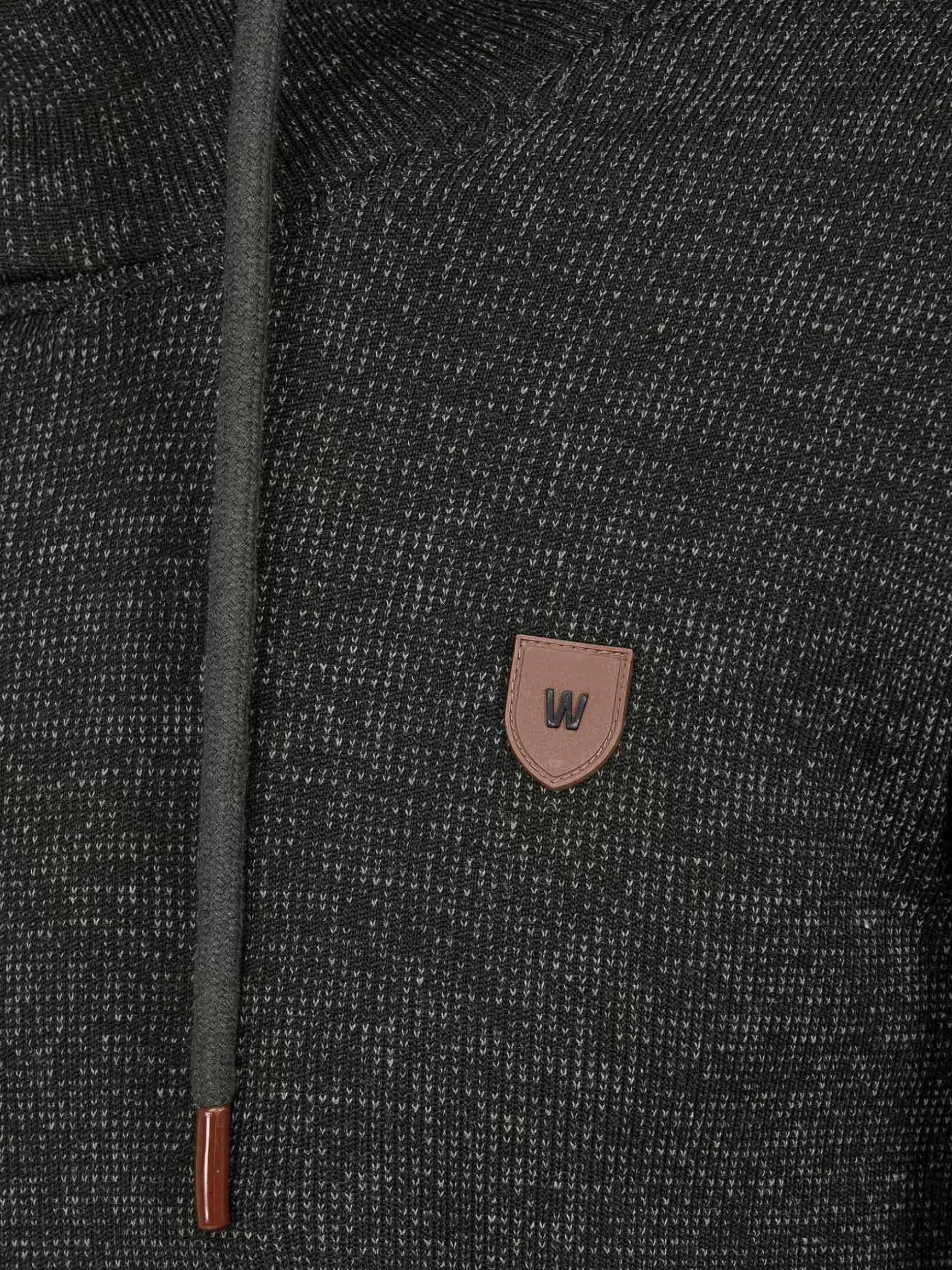 Galahad Mock Neck Khaki Sweater