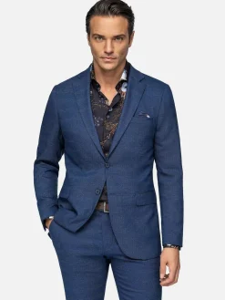 Gimont Single Breasted Navy Colbert