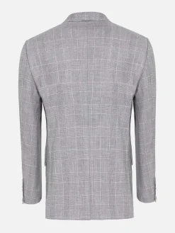 Ground Checkered Slim Fit Grey Colbert