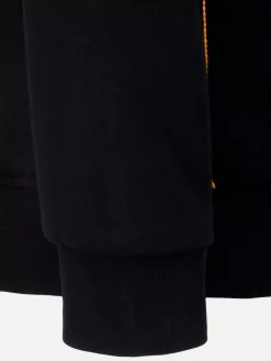 Hawaiian High Neck Black Sweater