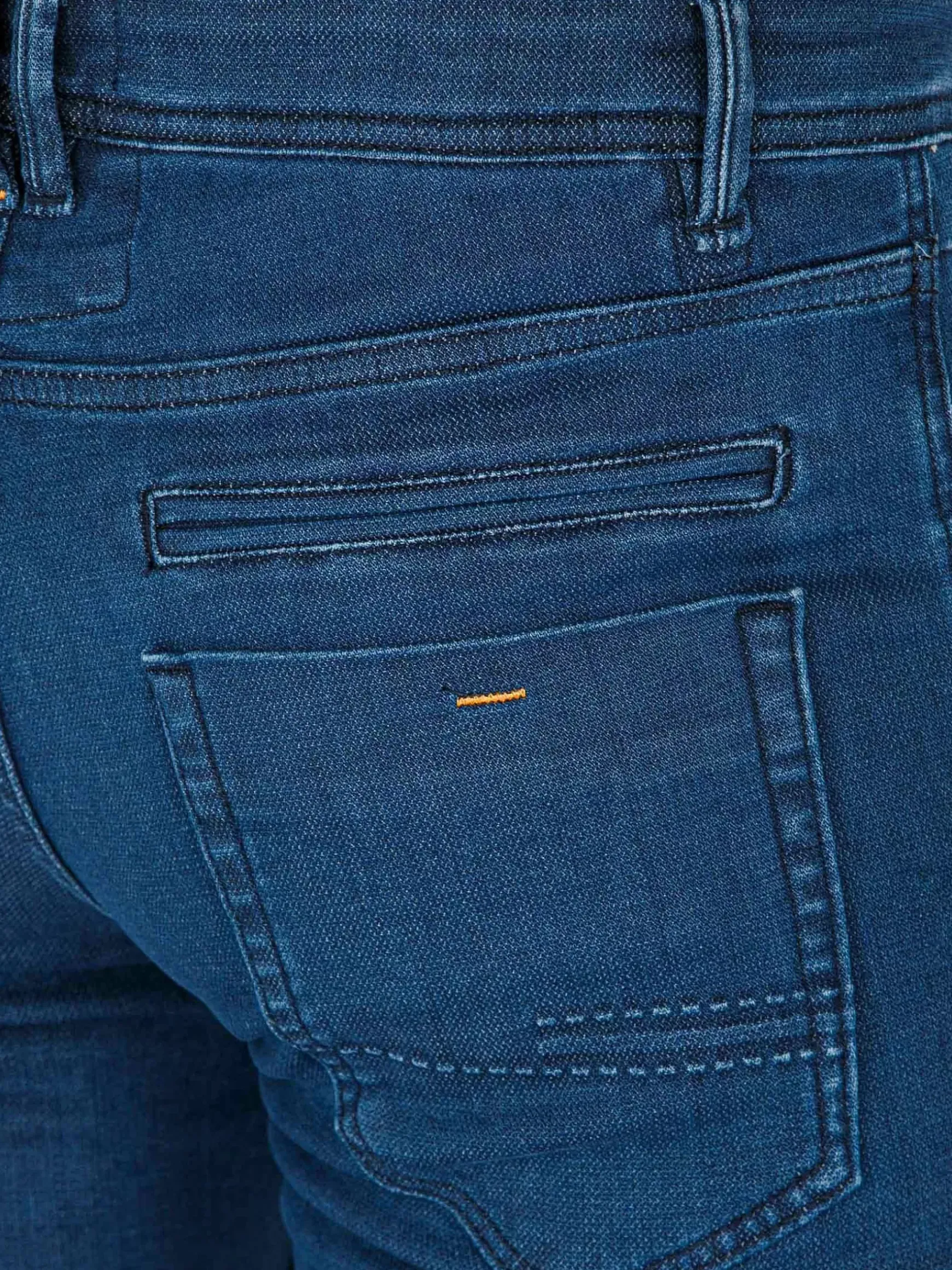 Hendrix Twill Pattern Light Navy Jeans