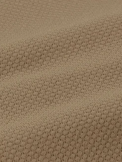 Henry Pique Knit Brown Polo