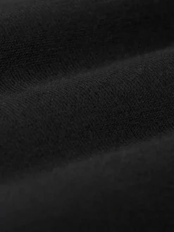 James Full Button-Down Black Polo