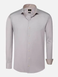 Jucinto Cut Away Collar Overhemd Lange Mouw Grey