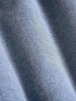 Kerry Solid Blue Regular Fit Denim Short