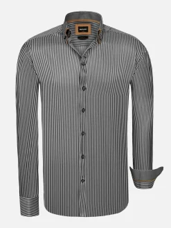 Kevin Regular Fit Black Overhemd