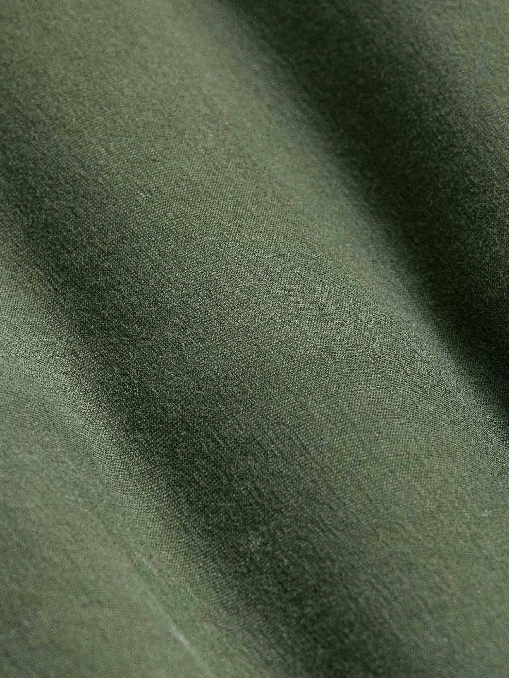 Korfual Casual V-Neck Button T-Shirt Khaki