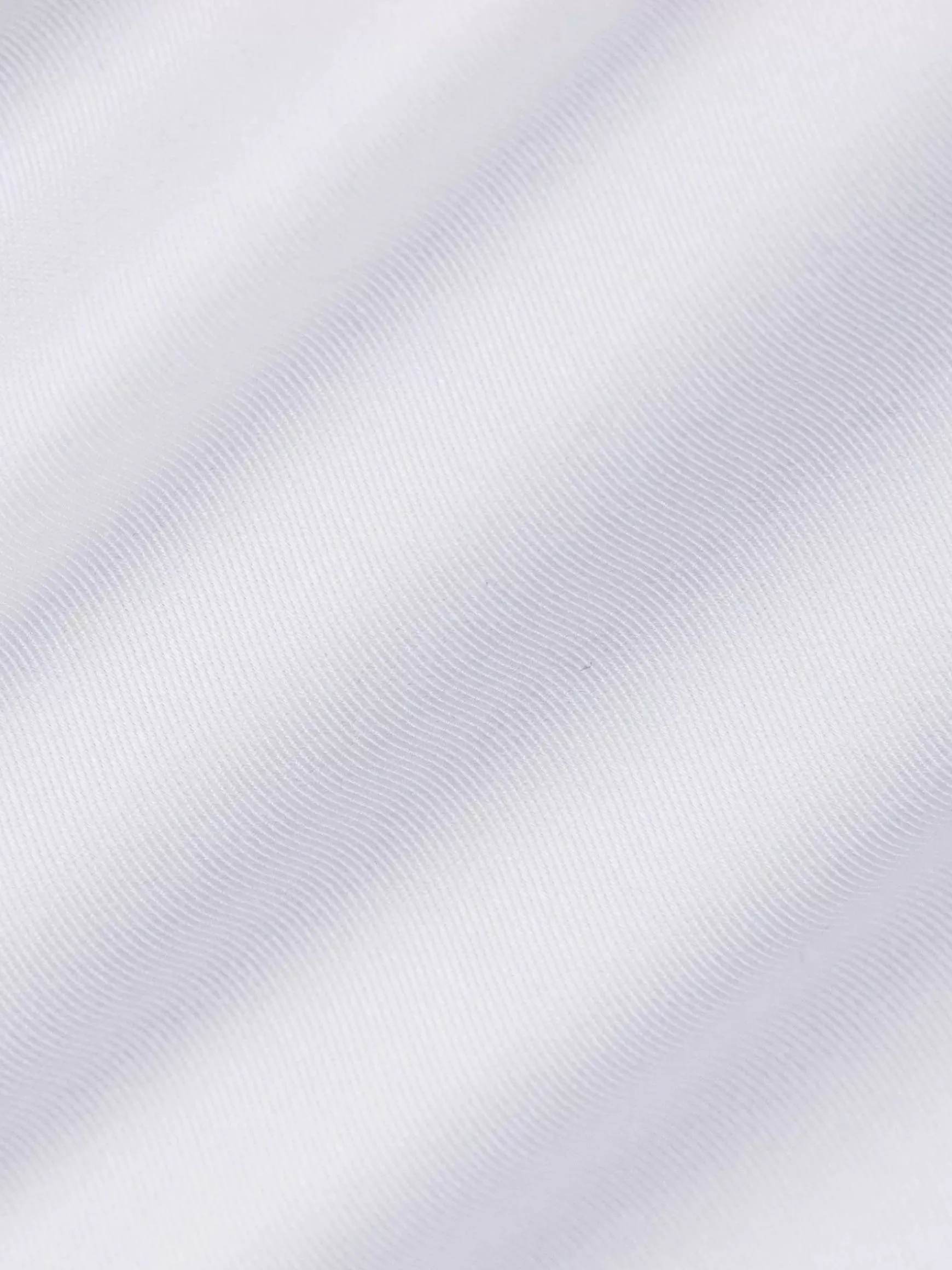 Lance Solid White Overhemd Lange Mouw