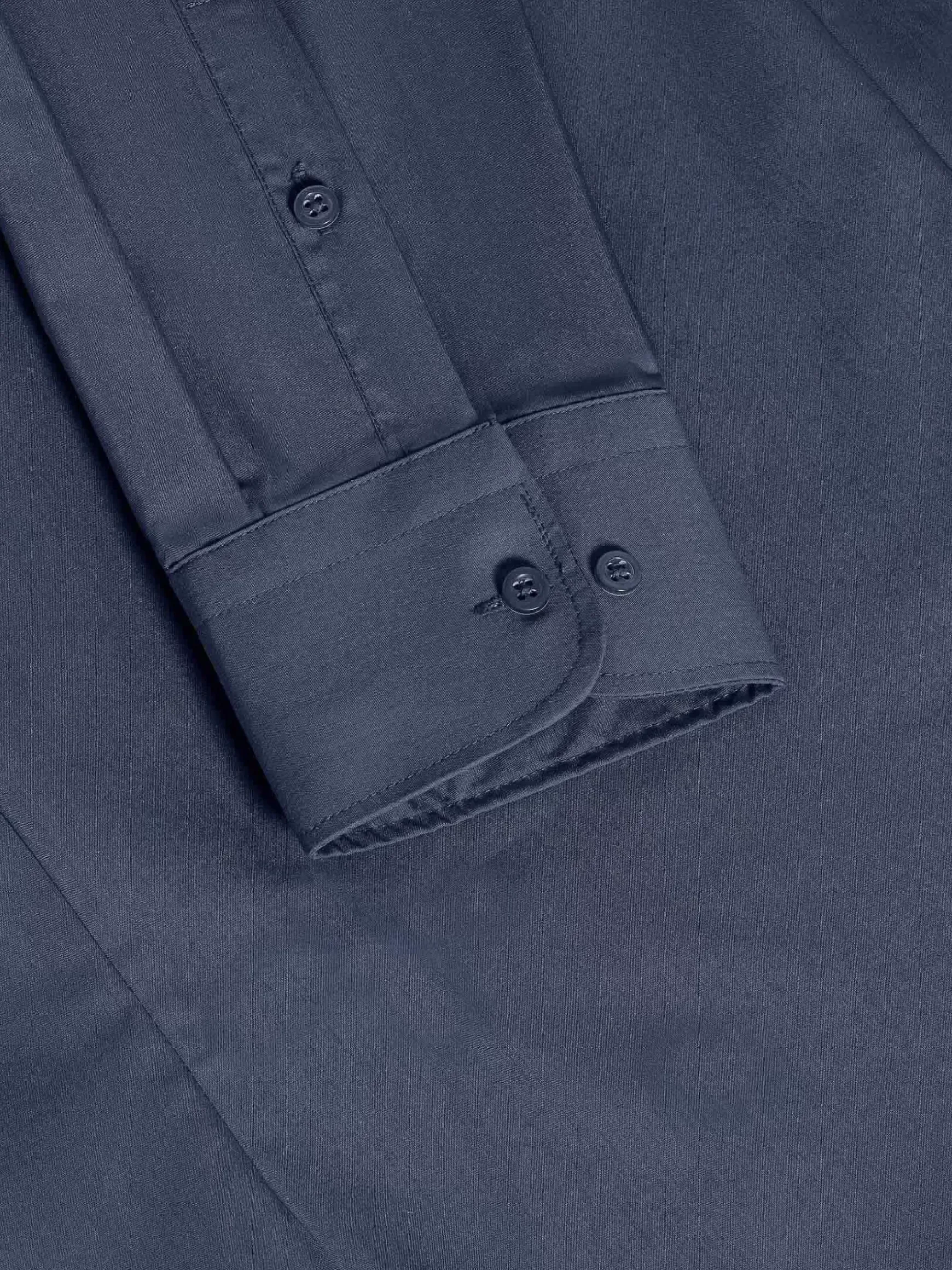 Leira Solid Anthracite Overhemd Lange Mouw