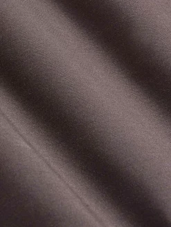 Leira Solid Brown Overhemd Lange Mouw