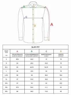 Leira Solid Dark Orange Overhemd Lange Mouw