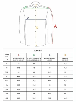 Leira Solid Dark Red Overhemd Lange Mouw