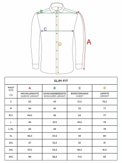 Leira Solid Light Navy Overhemd Lange Mouw