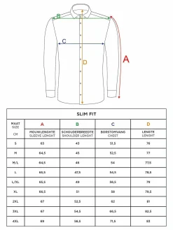 Leira Solid Orange Overhemd Lange Mouw