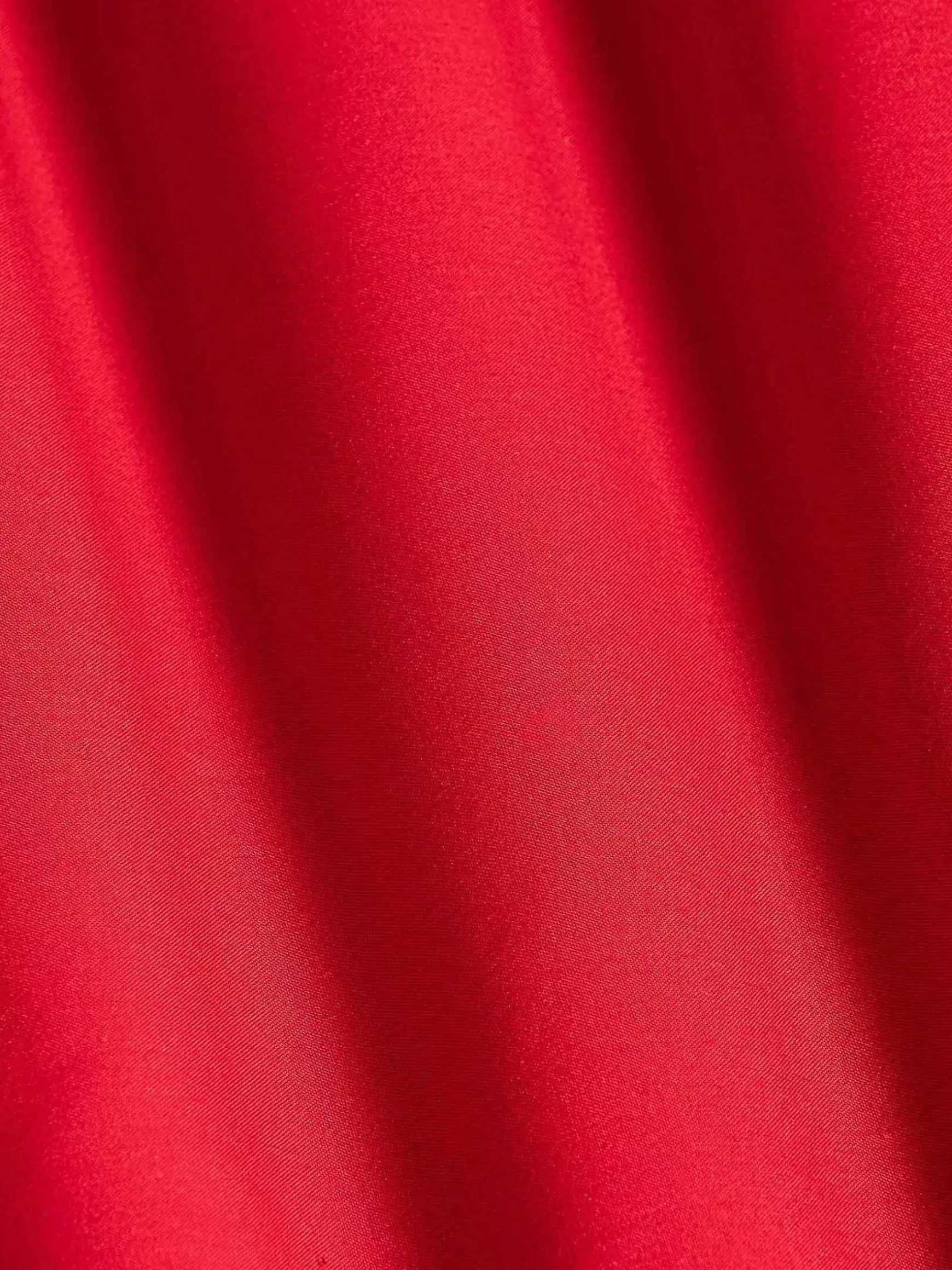 Leira Solid Red Overhemd Lange Mouw