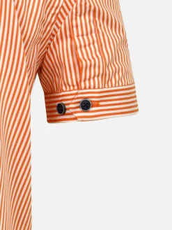 Levi Tailored Fit Orange Overhemd Korte Mouw