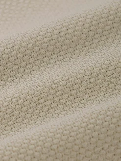 Lucas Pique Knit Beige T-Shirt