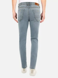 Luna Mini Check Slim Fit Blue Jeans