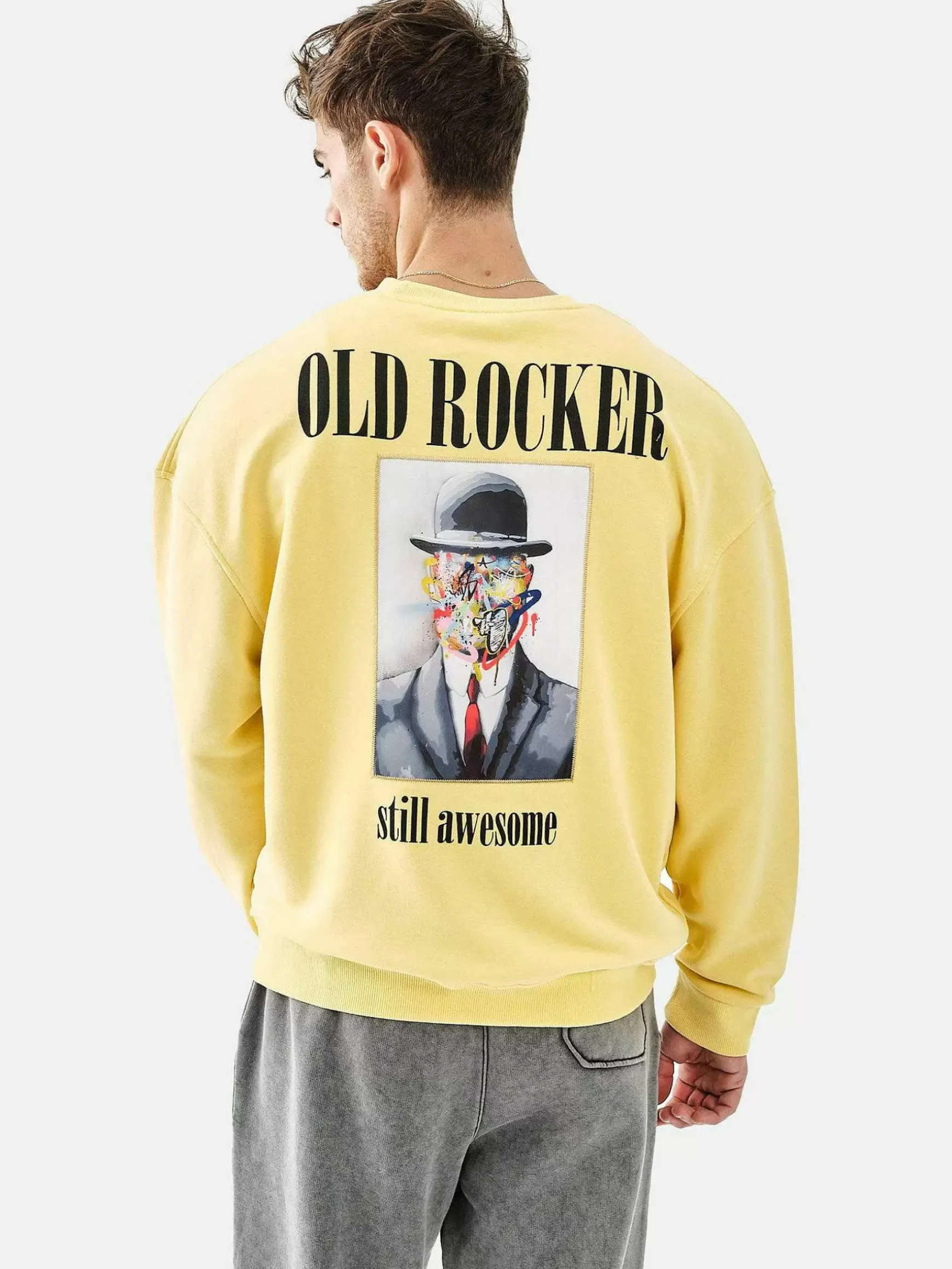 Melvin Regular Fit Yellow Sweater