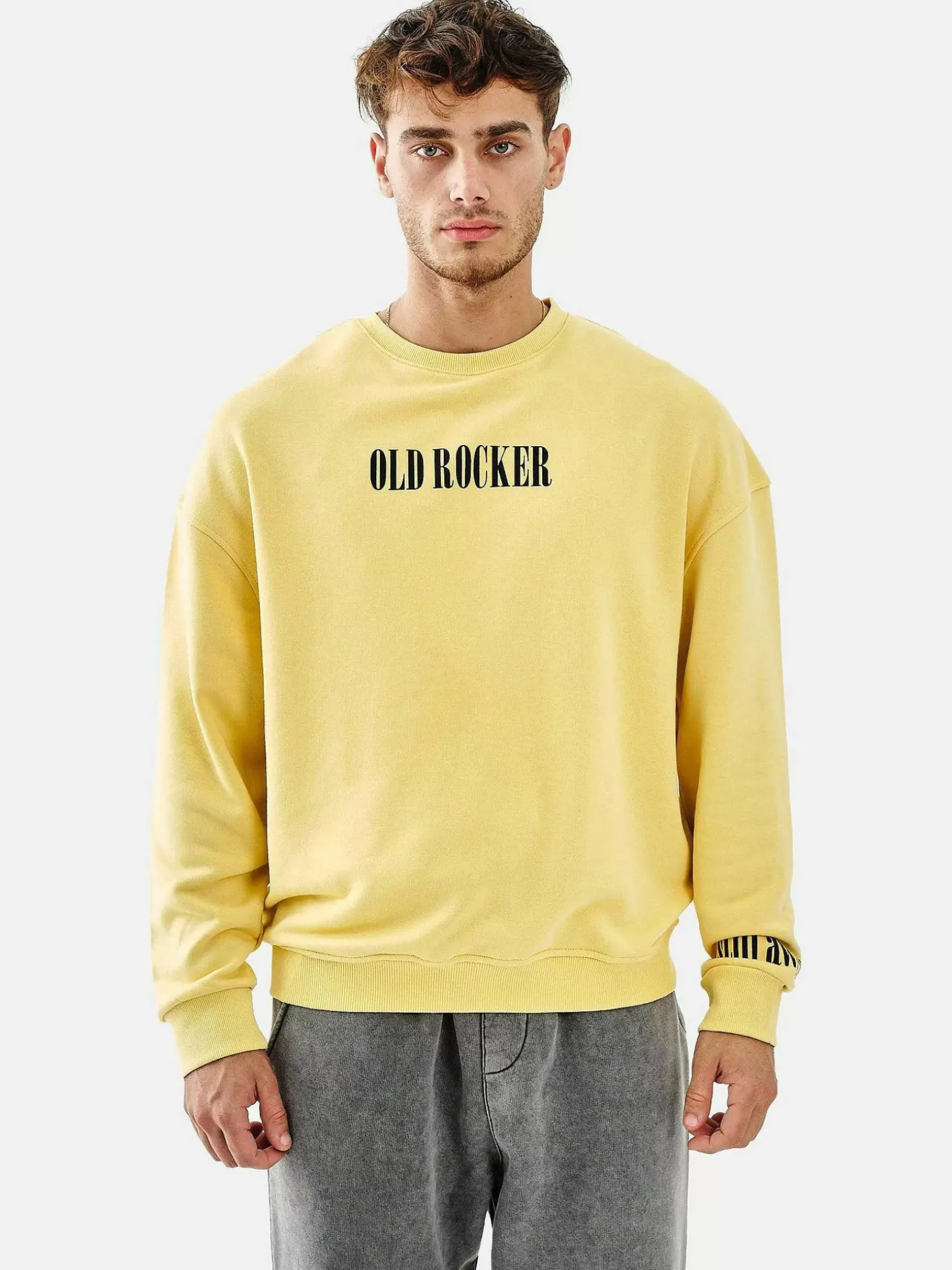 Melvin Regular Fit Yellow Sweater