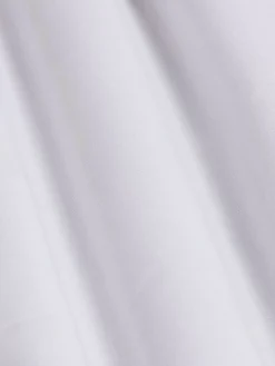 Metz Solid White Overhemd Lange Mouw