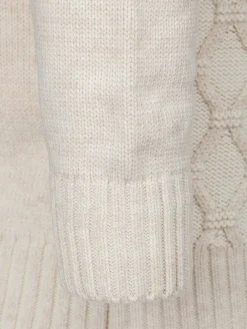 Minevre Pattern Beige Truien