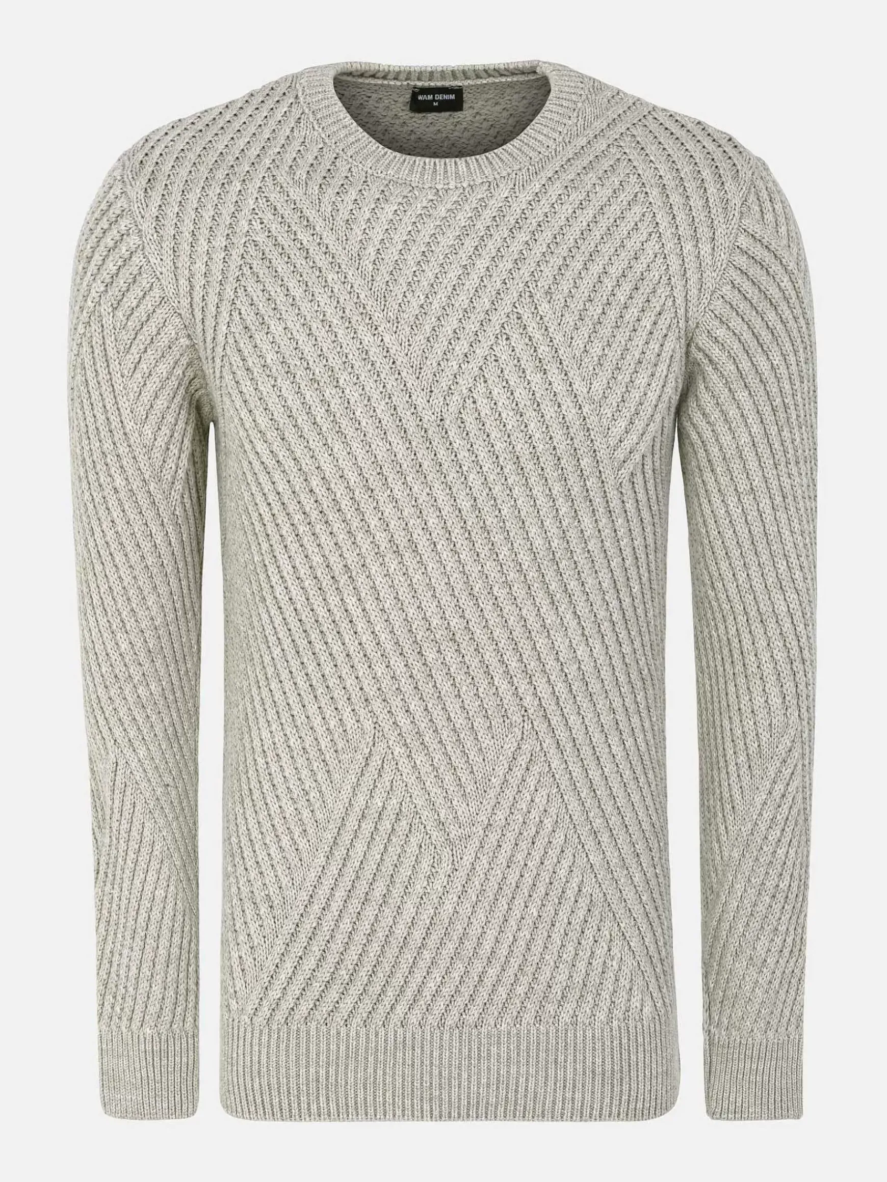 Minnesota Pattern Crew Neck Beige Truien