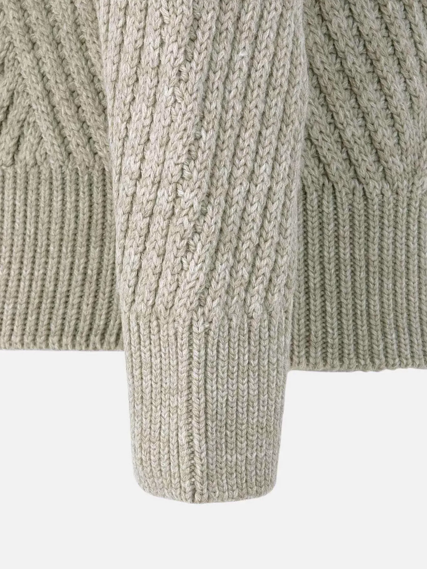 Minnesota Pattern Crew Neck Beige Truien