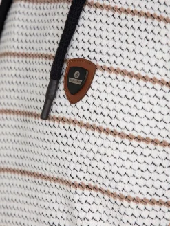 Muro Striped Off-White Sweater