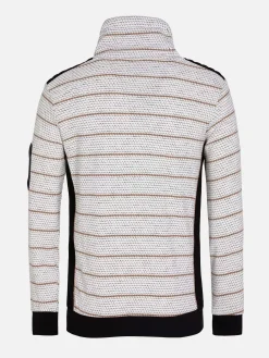 Muro Striped Off-White Sweater