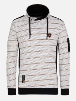 Muro Striped Off-White Sweater