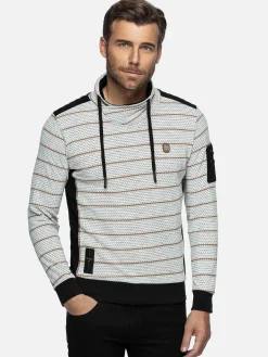 Muro Striped Off-White Sweater