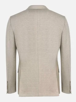 Mustaine Glen Plaid Pattern Beige Colbert