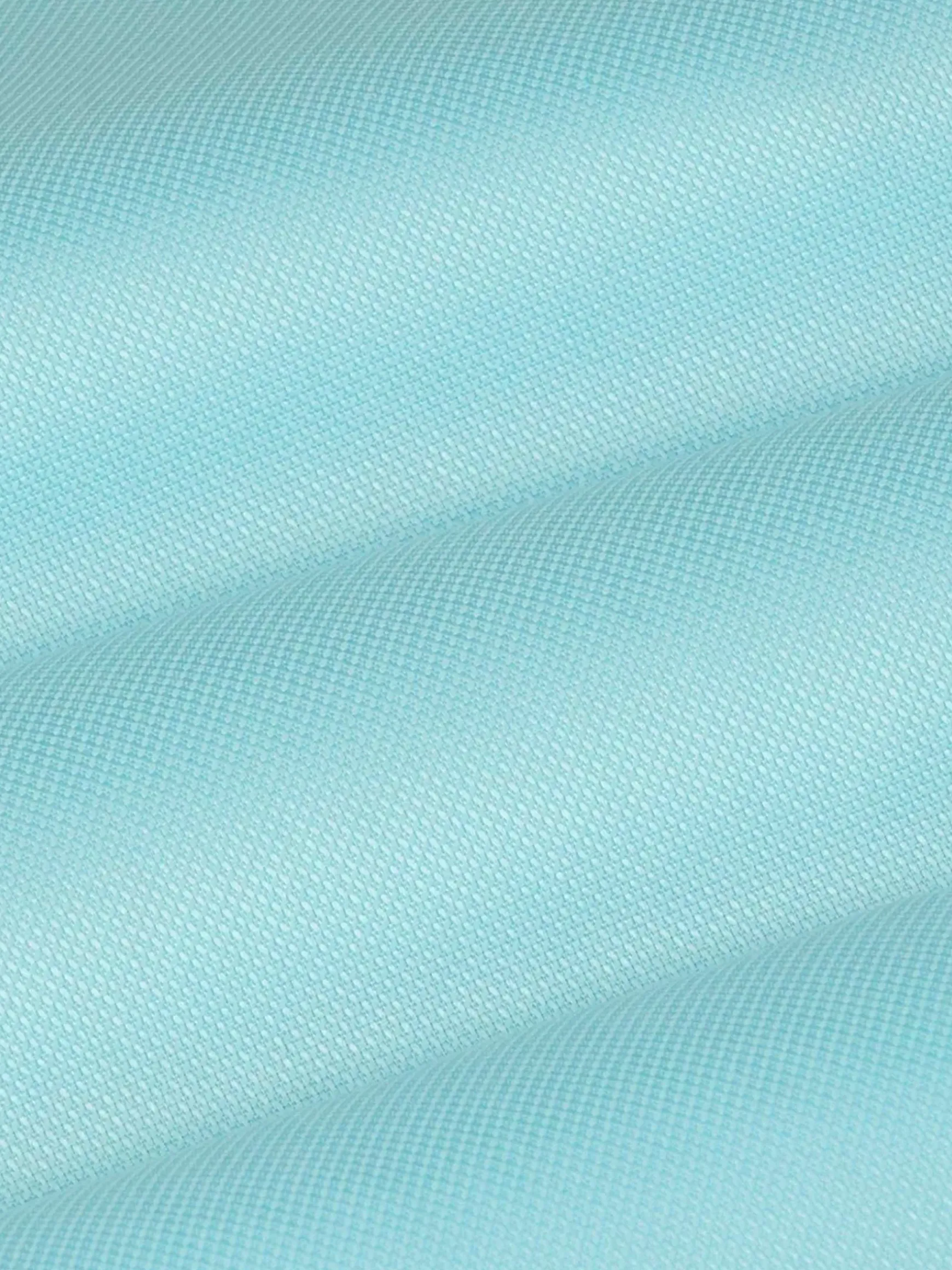 Mykonos Solid Light Turquoise Overhemd Longe Mouw