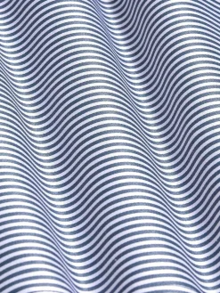 Nancy Anthracite Striped Overhemd Lange Mouw