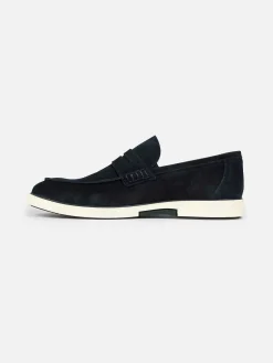 Navy Suede Loafer Schoenen Navy