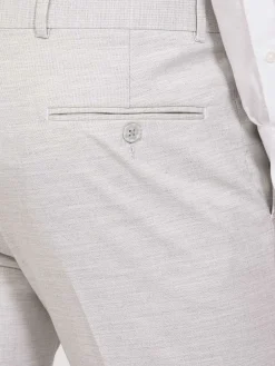 Newsted Comfort Slim Fit Light Grey Pantalon