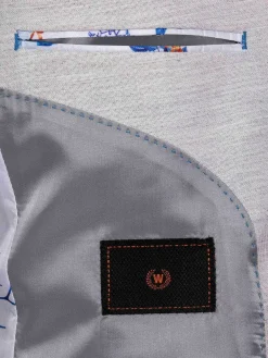 Newsted Comfort Wide Lapel Light Grey Colbert