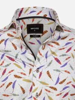 Overhemd 75644 Elvas Beige