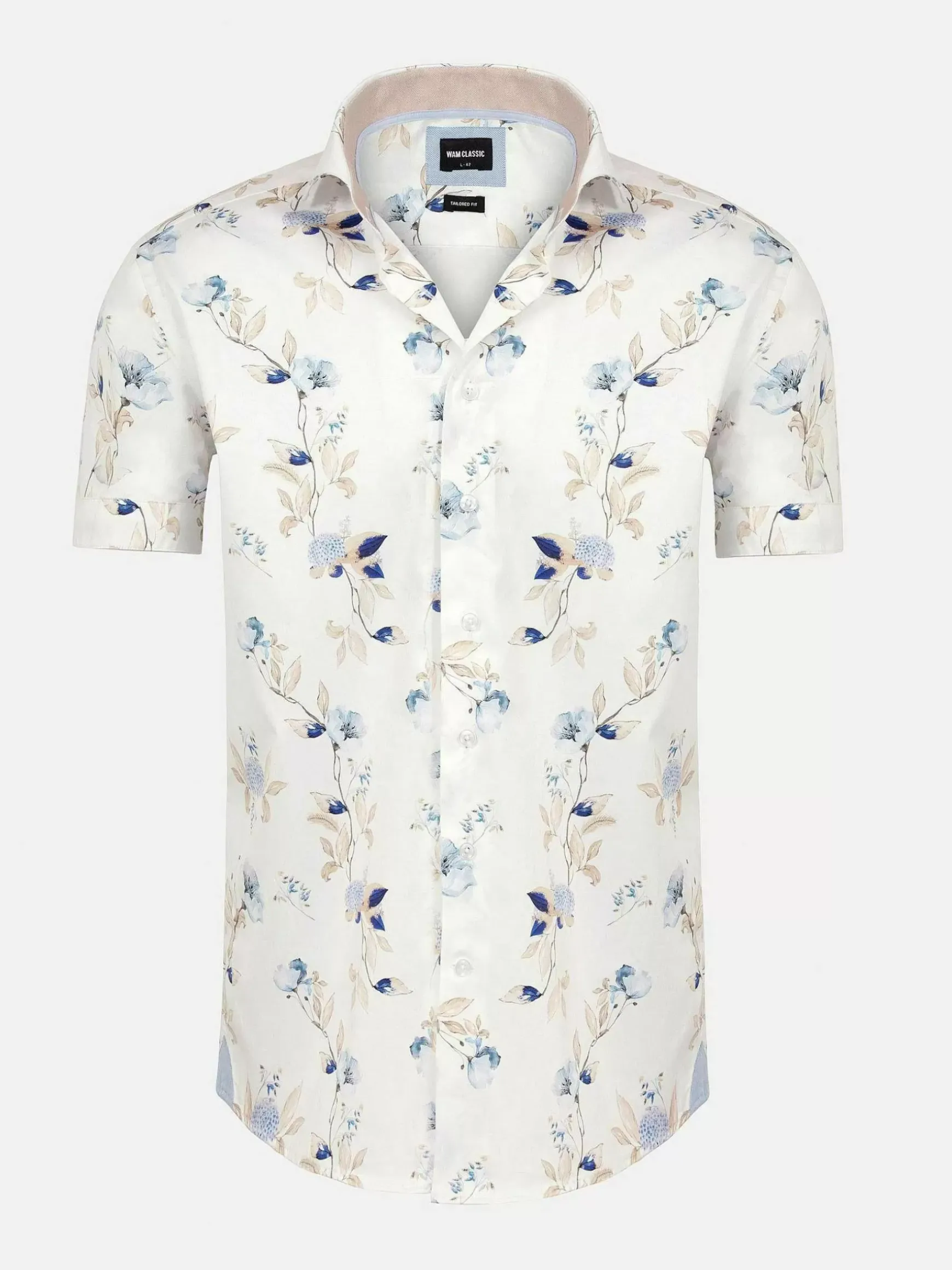 Overhemd Korte Mouw 75745 Primrose White