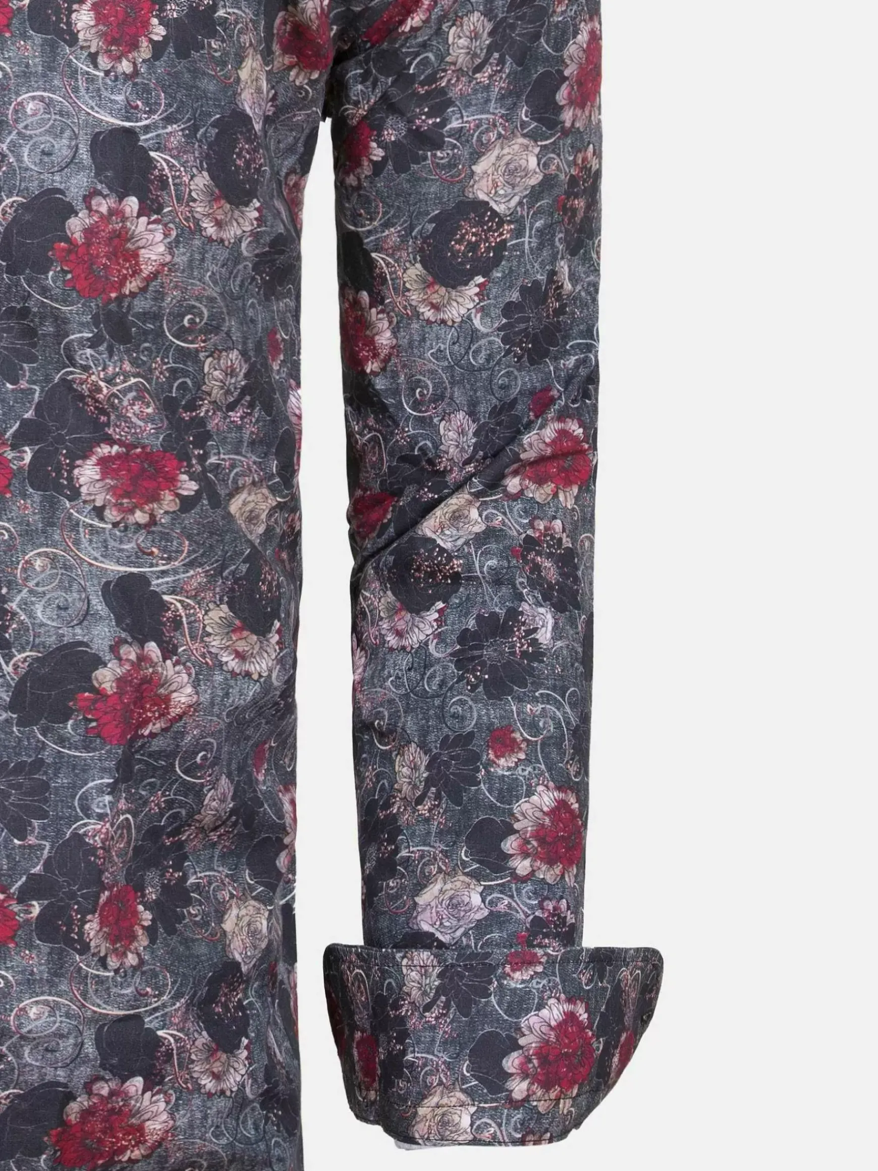 Overhemd Lange Mouw 57000 Anthracite Grey