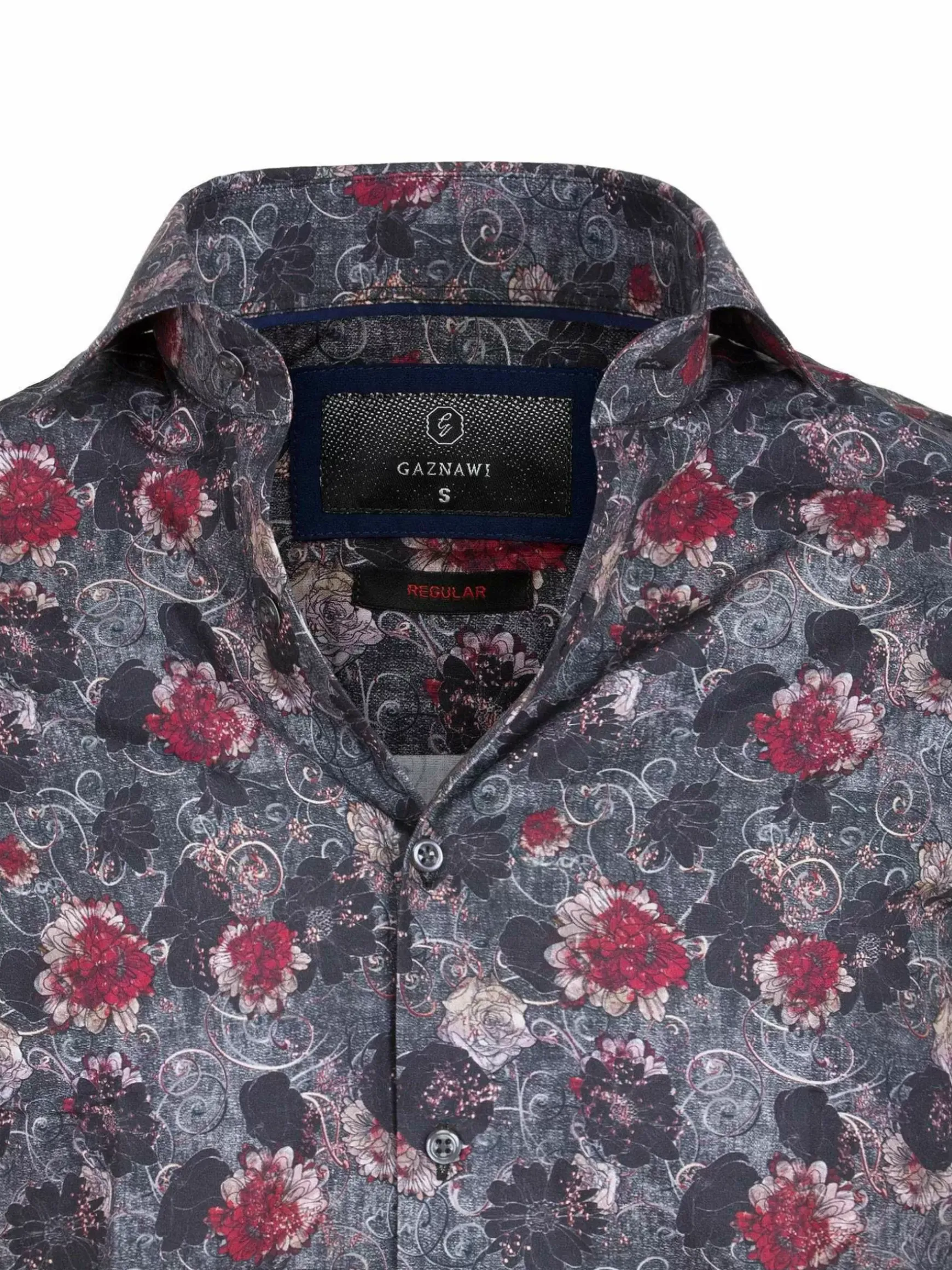 Overhemd Lange Mouw 57000 Anthracite Grey