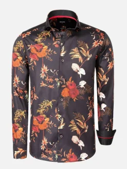 Overhemd Lange Mouw 75671 Boaz Black