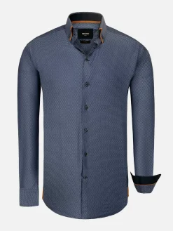 Overhemd Lange Mouw 59018 Braxton Navy