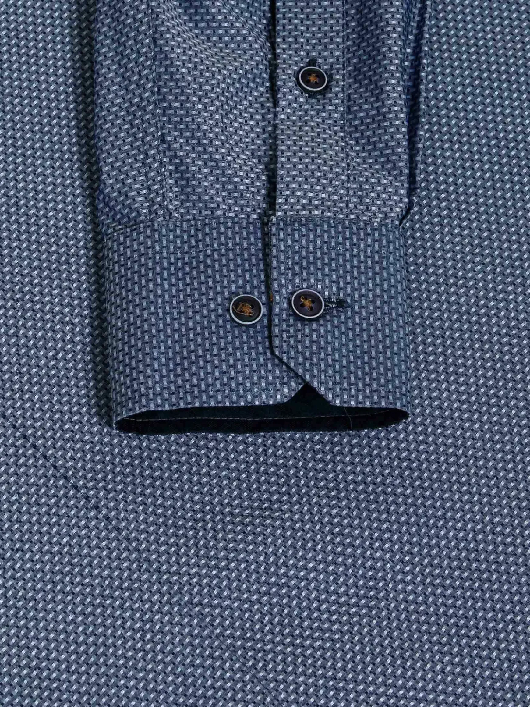 Overhemd Lange Mouw 59018 Braxton Navy