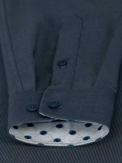 Overhemd Lange Mouw 75754 Caesar Dark Indigo