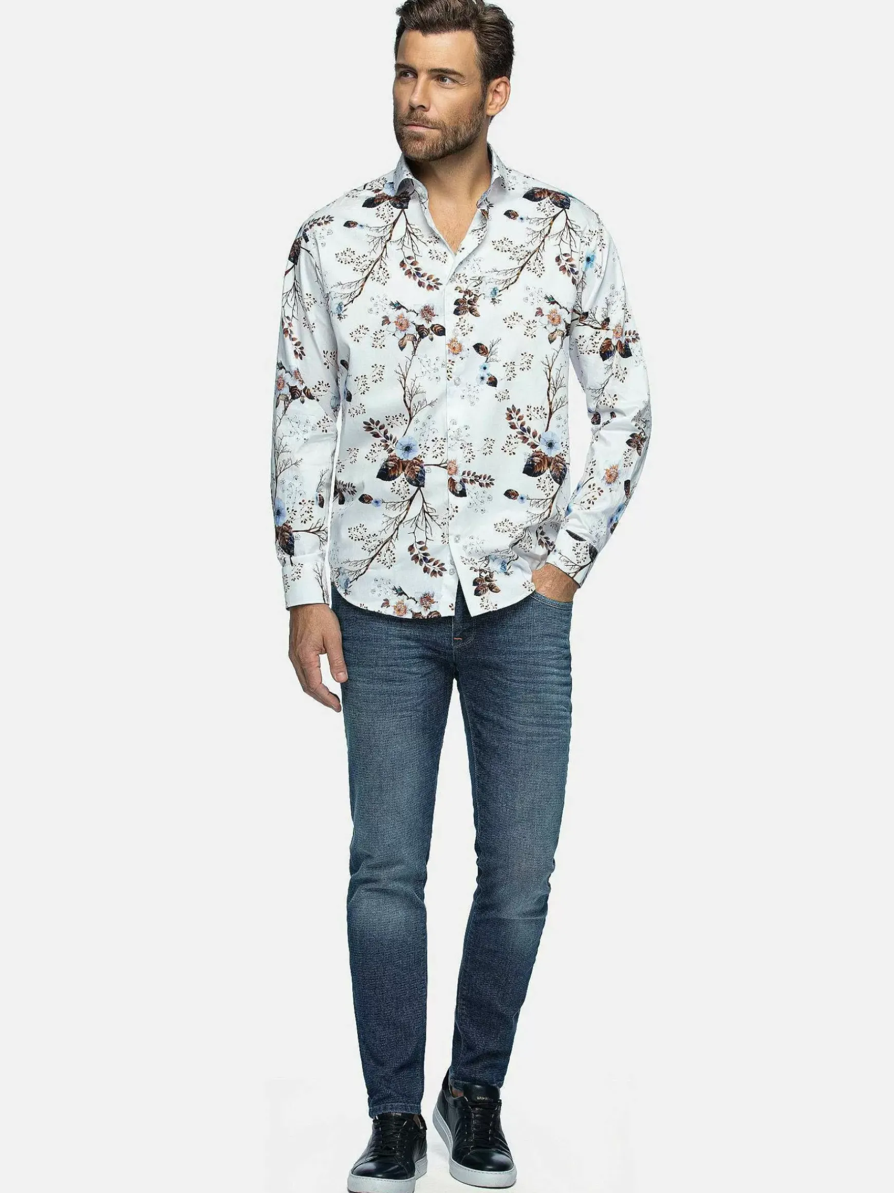 Overhemd Lange Mouw 59013 Clavant White